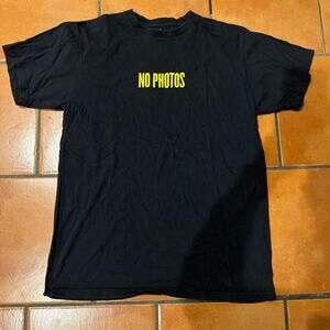 Justin Bieber No Photos Purpose Tour T-Shirt Size Large